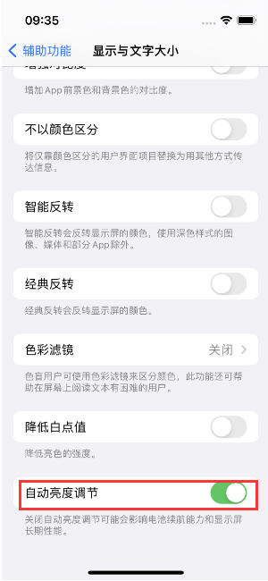 平阴苹果15维修店分享iPhone 15 Pro系列屏幕亮度 