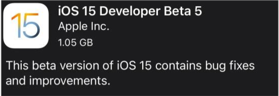 平阴苹果手机维修分享如何升级到iOS15.0 beta5 